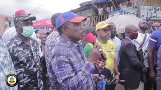 SIT AT HOME ORDER : GOV. OBIANO VISITS BANKS, MARKETS IN AWKA & ONITSHA, OBSERVES COMPLIANCE