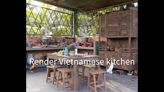Twinmotion 2023.1 | Render Vietnamese kitchen