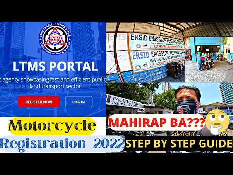 Motorcycle Registration and Renewal 2022 Updates/Step by Step Guide/LTMS Portal