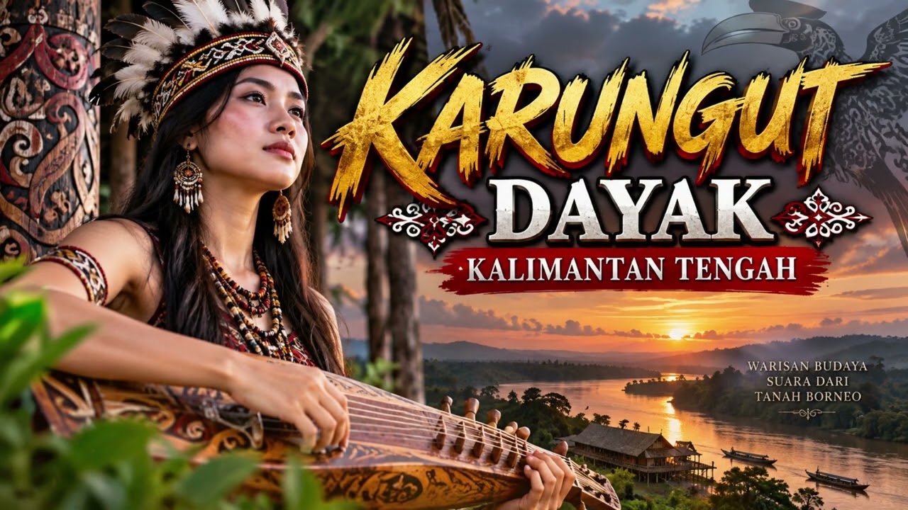 KARUNGUT DAYAK 🔥 Suara Tradisional Kalimantan Tengah | Dayak Ngaju