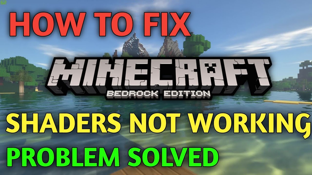 Why Shaders not Working In Minecraft Windows 10 | How to solve minecraft shaders not Working Problem
