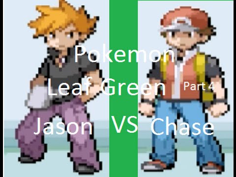 Pokemon Leaf Green Part 4 Rival Battle - YouTube