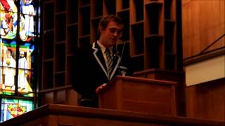 Nelson College Head Boy Speech 2013 - Loyalty