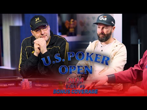 Phil Hellmuth & Daniel Negreanu Headline U.S. Poker Open $15,000 Bonus Coverage from Las Vegas