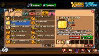 Ninja Saga - Clan Wars - Rewards Champion - Jounin Gakure - Season 31 - Kinjutsu Gara Jinrai