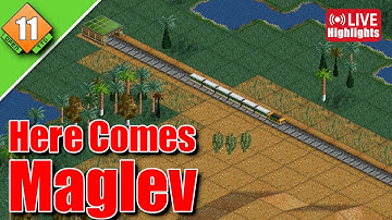 Maglev Time -  E25 Highlights - 🚂 OpenTTD Let