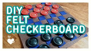 B Creative Felt Checkerboard