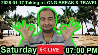 2026-01-17 Taking a LONG BREAK & TRAVEL {English}