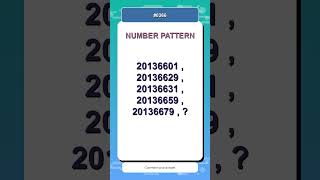Number Pattern Challenge #0366 | Find the Missing Number Fast