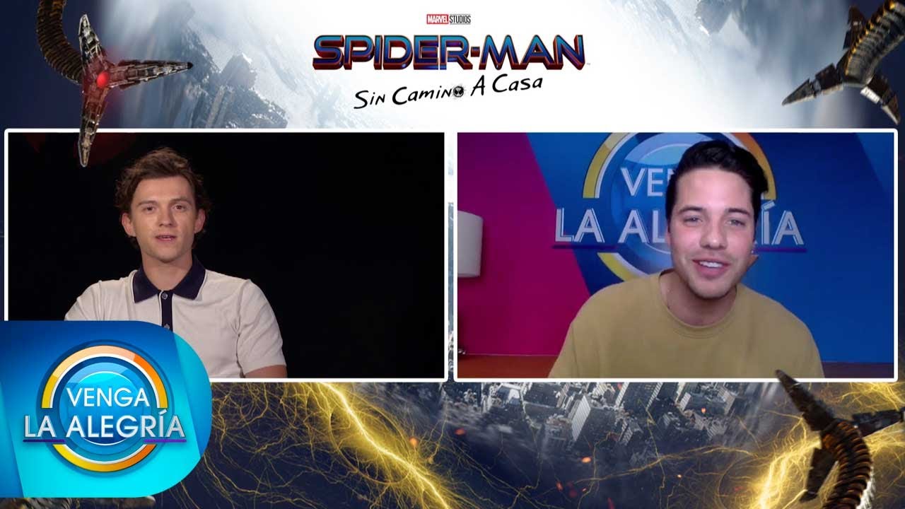Platicamos EN EXCLUSIVA con Tom Holland sobre Spider-Man. | Venga La Alegría