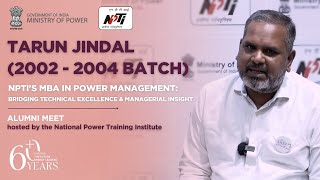 NPTI's MBA Power Management course has given us a boost || Sh. Tarun Jindal || NPTI Faridabad.
