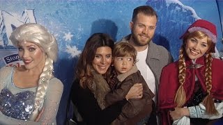 Jamie-Lynn Sigler, Cutter Dykstra and son Beau "Disney On Ice Presents FROZEN" Premiere