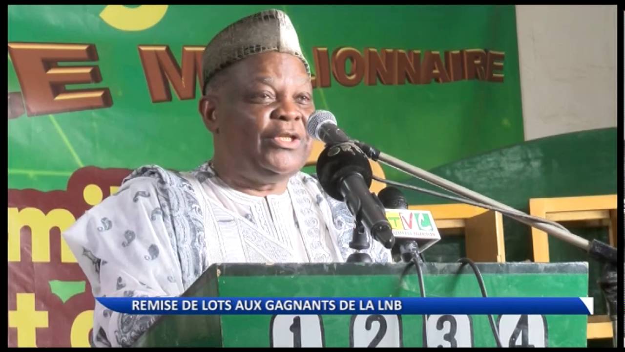 La Loterie nationale du Bénin (LNB) remet des lots aux gagnants