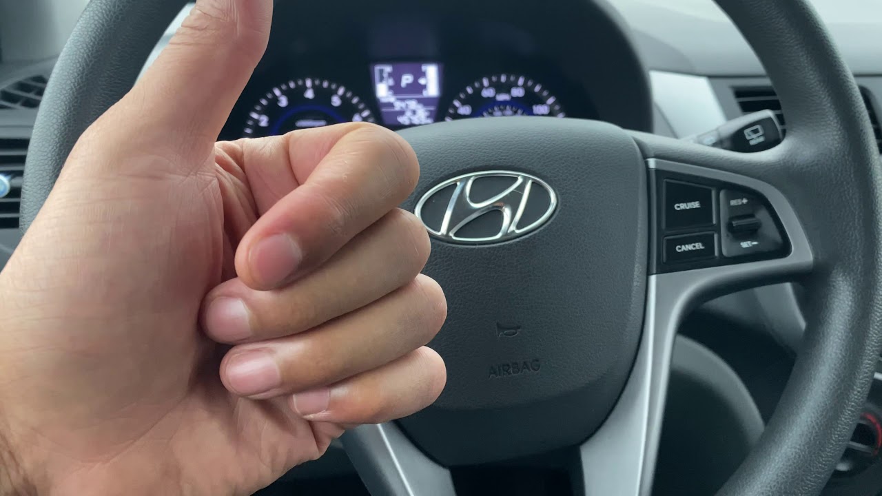 Hyundai Accent Traction control button location YouTube
