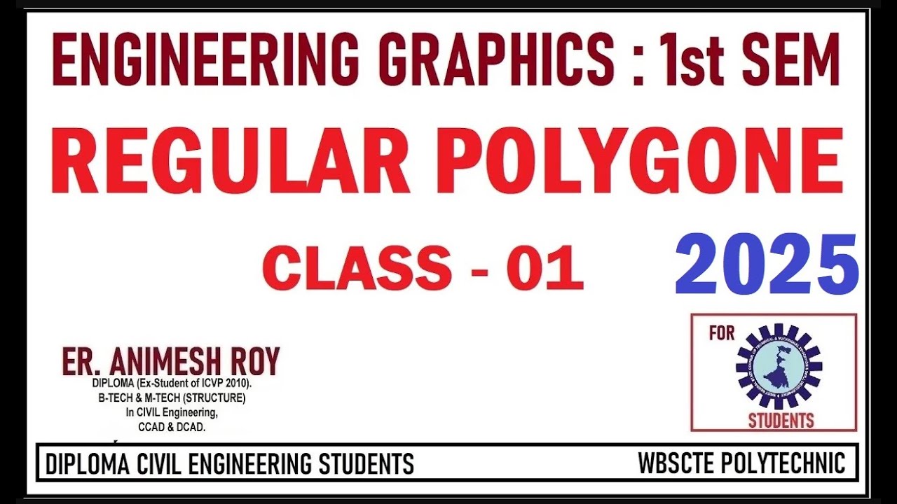 Regular Polygons 2025 Class 01 Engineering Graphics ( Bengali Version ...