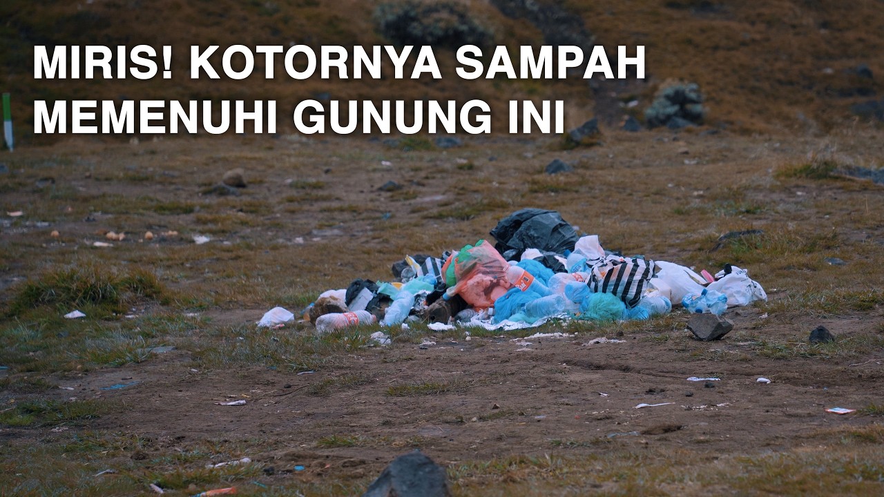 GUNUNG GEDE - Miris! Kotornya Sampah Memenuhi Gunung Ini / part#2 Jawa Barat
