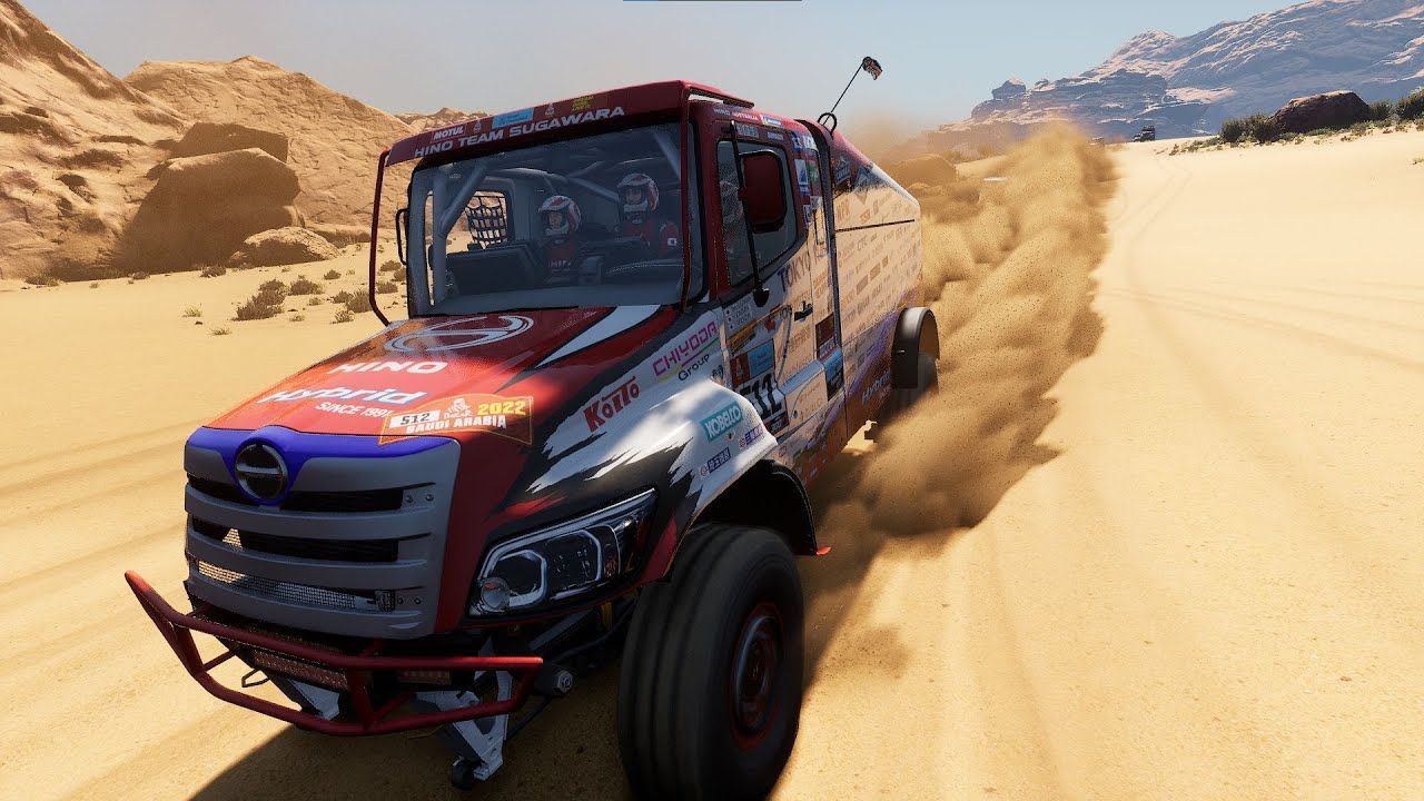 HINO 600 series ダカールラリー Hybrid Hino 600 Hybrid - Teruhito Sugawara | Dakar Desert Rally