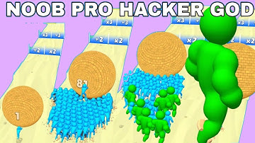 NOOB VS PRO VS HACKER VS GOD   in Rescue Push Update