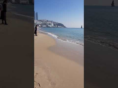 ASMR부산,해운대, 겨울바다? 덥다ㅜㅜ