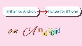 how to have "Twitter for iPhone" on Android screenshot 2