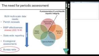 SRM 2015: Preliminary Results from the BLM’s Western Rivers and Streams Assessment
