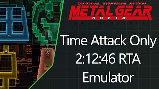 MGS: VR Missions | PS1 Emulator | Time Attack Only | 2:12:46 RTA