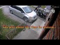Run Away Lawn Tractor Crash