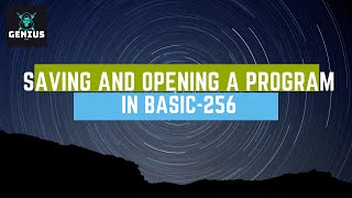Saving And Opening Saved Program On BASIC-256| On Android