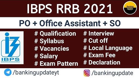 IBPS RRB 2021 | Notification Analysis | No English | Syllabus | Exam Pattern | Cut Off | Vacancies