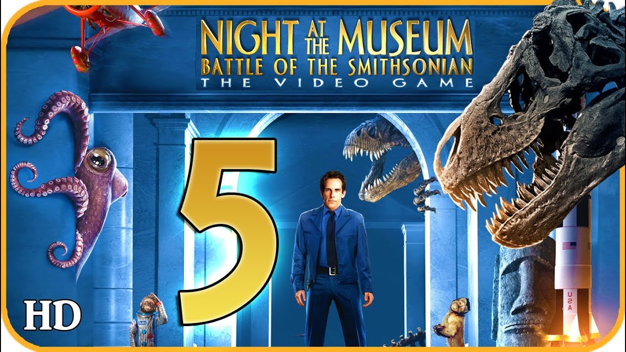 Night at the Museum: Battle of the Smithsonian Walkthrough Part 5 (X360, Wii) Washington Art Museum