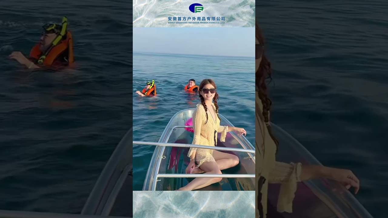 Transparent Kayak | Explore the Underwater World Like Never Before!  