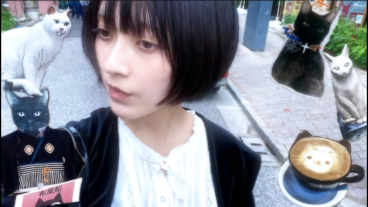 Wandering through Cat Town, a 24-year-old struggling part-timer