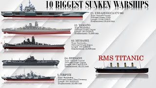 10 Biggest Warships to have ever sunk (Largest Military Shipwrecks in History)