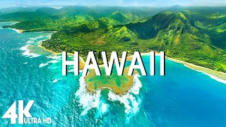 FLYING OVER HAWAII (4K UHD) - Relaxing Music Along With Beautiful Nature Videos - 4K Video Ultra HD