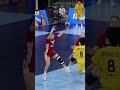 The things Shuoyan Zhang does 🇨🇳😮‍💨 #handball #china