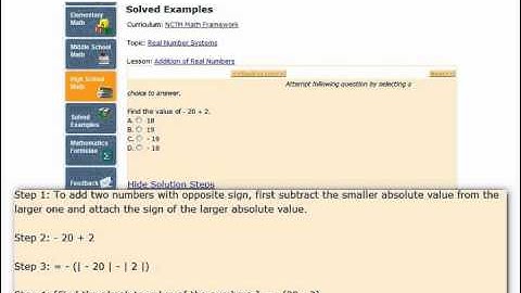 Closure Property of Real Numbers Addition