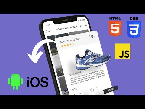 Make your own E-Commerce app DEMO | Progressive web app Tutorial using HTML,CSS & JavaScript