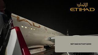 NOT BAD BUT NOT GOOD Abu Dhabi - Rome | Etihad Airways Economy