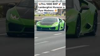 This 1000 BHP Lamborghini Huracan is Pure Madness #Shorts#India#car#lamborghini
