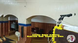 Election Naib Tehsildar Doda Sh. Angrez Singh Jasrotia gives detailed training to the BLO's