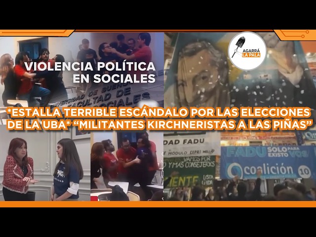 ESTALLA TERRIBLE ESCÁNDALO EN ELECCIONES DE LA UBA: "MILITANTES KIRCHNERSTAS ATACAN LIBERTARIOS"