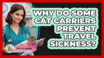 Why Do Some Cat Carriers Prevent Travel Sickness? - Happy Cat Handbook