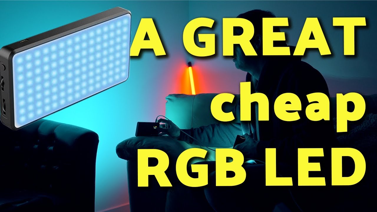 REVIEW - a really GREAT, cheap RGB LED Light VIJIM VL 196