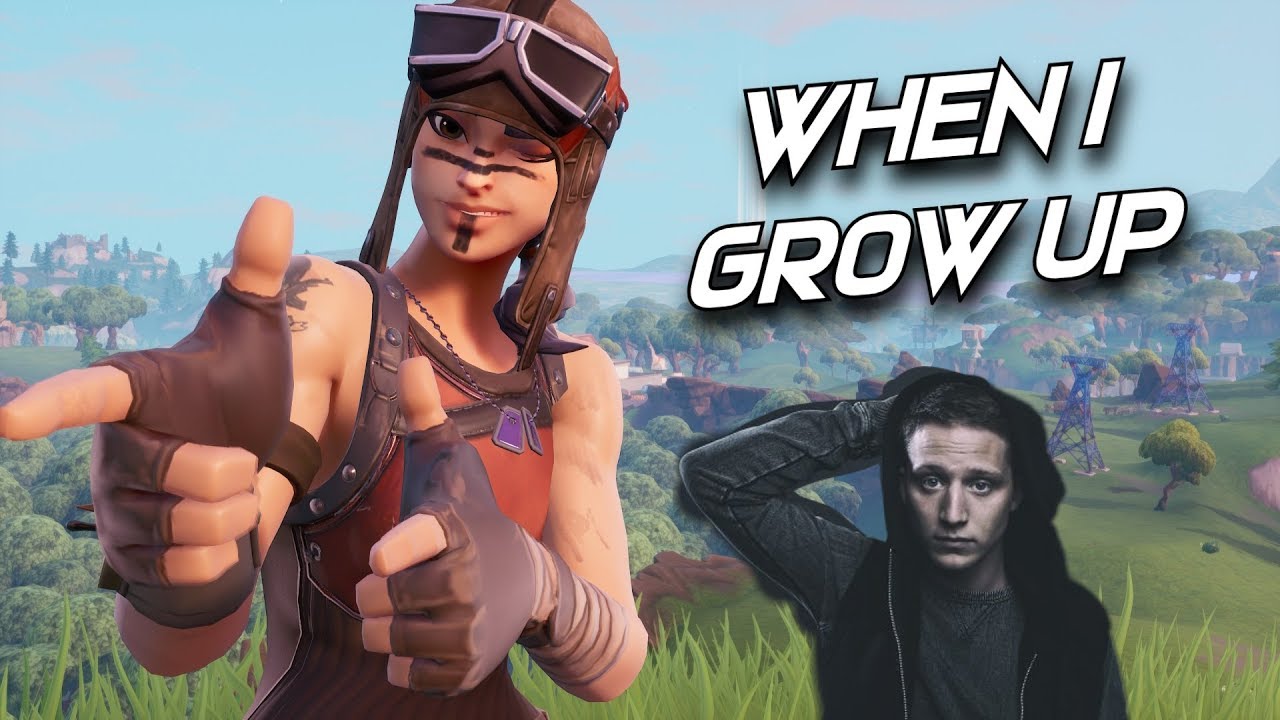 Fortnite Montage WHEN I GROW UP NF YouTube Fortnite montage when i grow up nf youtube