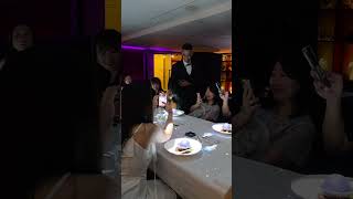 Magic dinning "The Magic Table" with Fairy wand @thommyten  @grandhyatthongkong9221