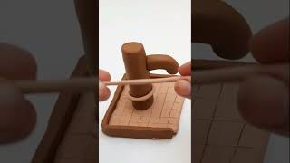 DIY Mini Hand Pump || Satisfying Clay Toys Making..