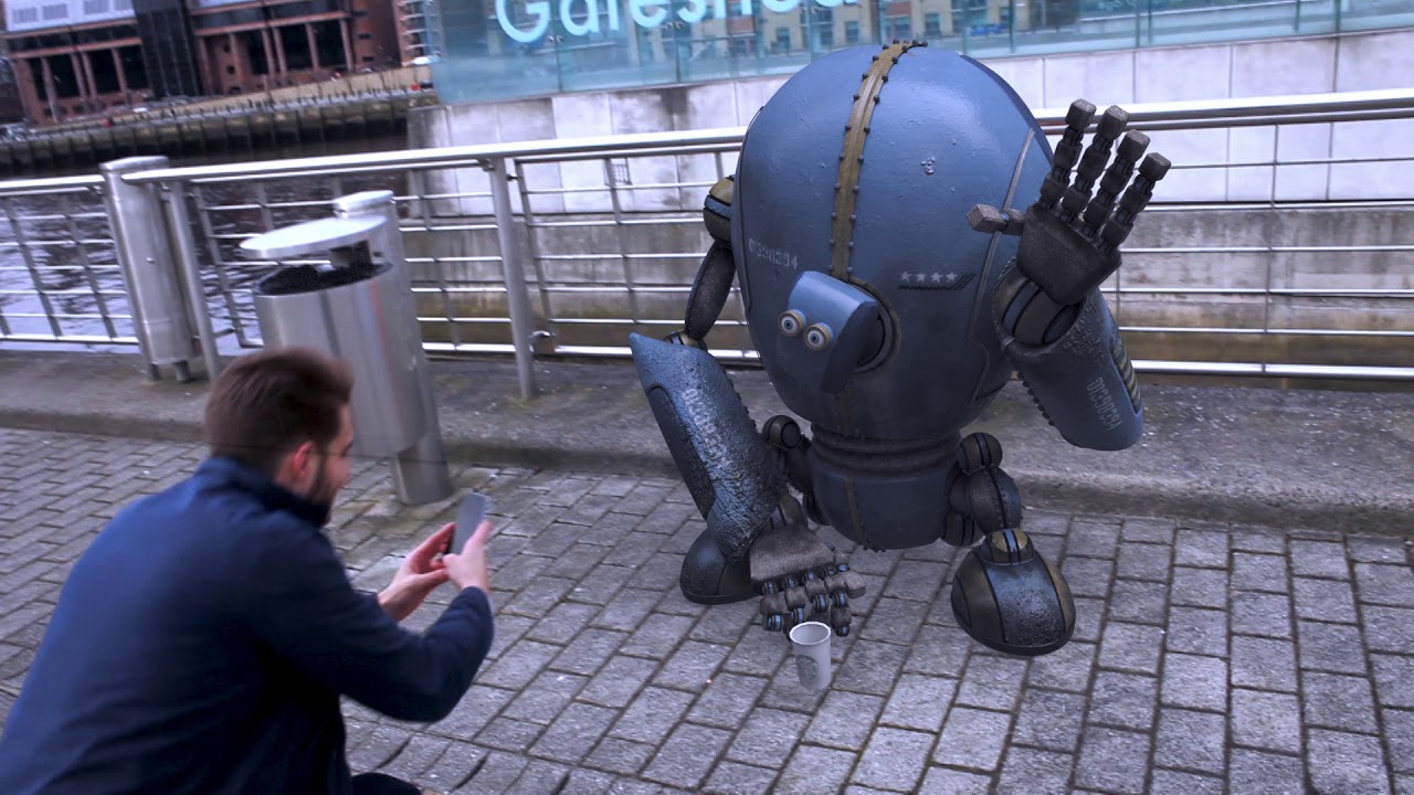 Compositing in Nuke - Homeless Robot