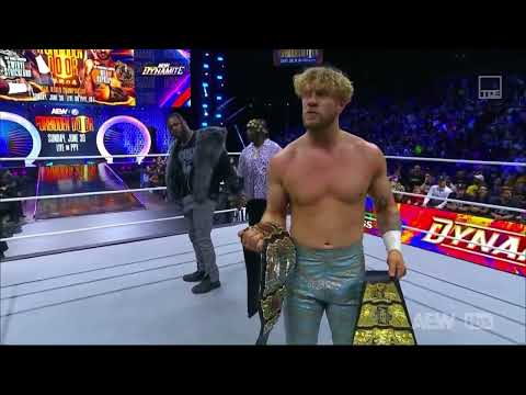 Swerve Strickland confronts Will Ospreay | AEW Dynamite Highlight