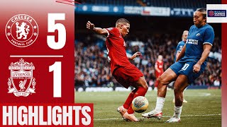 Chelsea 5-1 Liverpool FC Women | Reds Lose Out to Lauren James Hat-Trick | Highlights