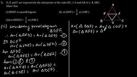 CBSE Class-9 Maths NCERT solution - Areas of Parallelograms and Triangles - Exercise 9.3 - Problem 5